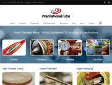 Tablet Screenshot of internationaltube.com